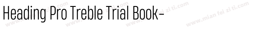Heading Pro Treble Trial Book字体转换